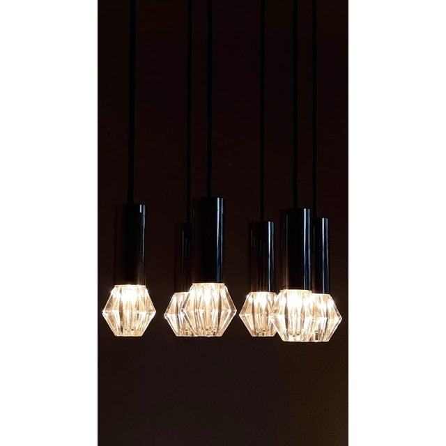 1970s Crystal Cascade Pendant from Bankamp, 1970s For Sale - Image 5 of 13