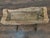 Rustic Mid-Century Wooden Trough Accent Table on Custom Iron Base For Sale - Image 10 of 12
