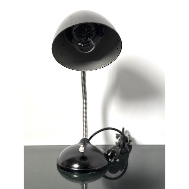 Metal Vintage Cole Desk Lamp by Eric Kirkman for Elektrosvit, 1940s For Sale - Image 7 of 8