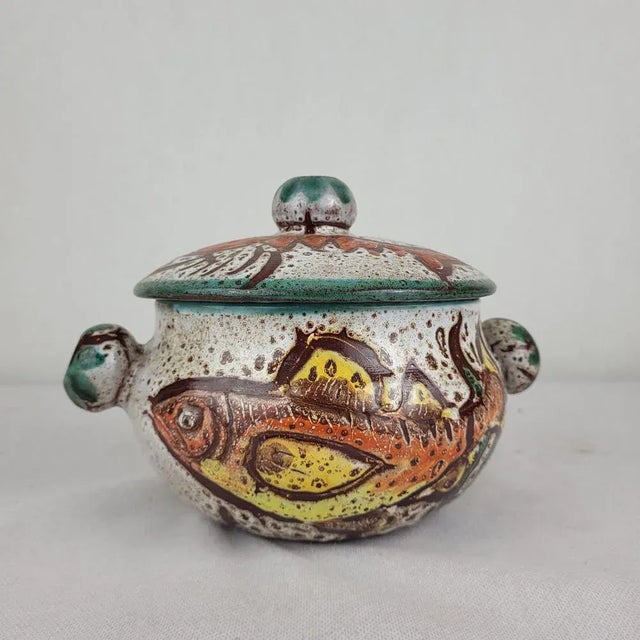 Ceramic Tureen from Vallauris, France, 1970s For Sale - Image 6 of 11