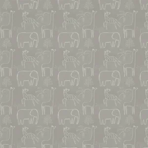Harlequin Funky Jungle Fabric in Stone