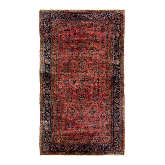 Pasargad DC Red Antique Kashan Rug For Sale