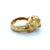 Late 20th Century Late 20th Century Ilias Lalaounis Lion Head Bypass Ring 18k Yellow Gold and Ruby, Size 6.5 For Sale - Image 5 of 8