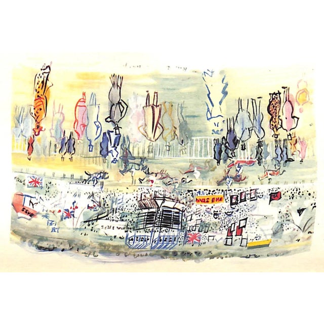 Traditional "Dufy at the Races" 1957 Roger-Marx, Claude For Sale - Image 3 of 10