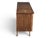 Brown Restored Mid-Century Modern Walnut Media Console With Cane & Tambour Doors For Sale - Image 8 of 11