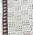 8 yards linen Sister Parish "Campobello". Off white linen ground with chocolate brown and aubergine border. 54" Wide with...