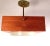 Mid-Century Modern Minimalist Chandelier in Wood, Brass and Glass For Sale - Image 3 of 11