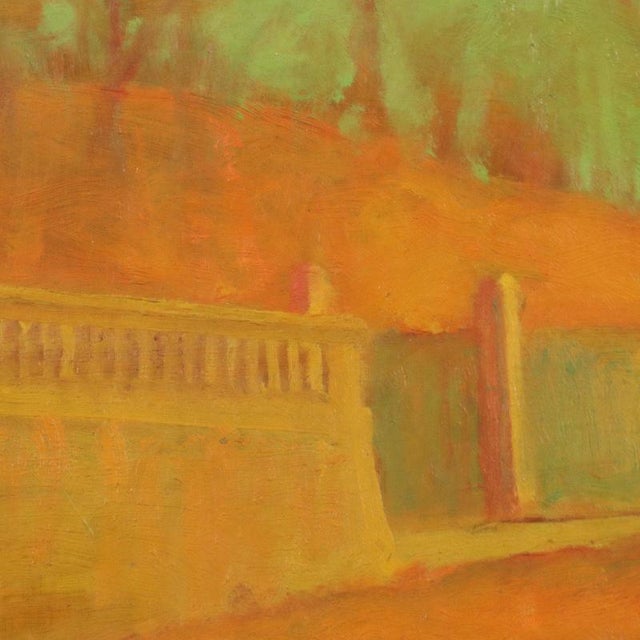 Innocente Salvini, Landscape Composition, 1970, Oil Painting on Canvas, Framed For Sale - Image 4 of 12