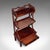 Wood Vintage Waterfall Bookcase, English, Whatnot, Book Shelf Stand, Regency Revival For Sale - Image 7 of 12
