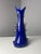 Shark Fin Vase in Blue Glass by HSG Tarnowiec For Sale - Image 11 of 11