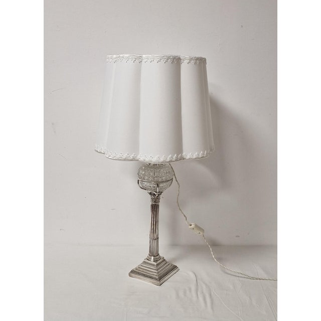 Sterling Silver Table Lamp from Hamilton & Inches Ltd., Early 1900s For Sale - Image 17 of 17