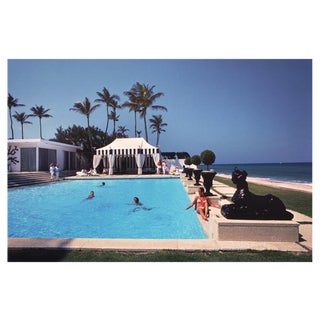 Slim Aarons, Molly Wilmot's Pool, Limited Edition Estate Stamped Photographic Print, 1970s For Sale