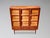 Brown Restored American of Martinsville Dania Bubble Glass China Cabinet Display Shelving by Merton Gershun For Sale - Image 8 of 13