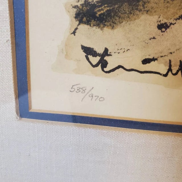 Mid 20th Century Pair of Maurice De Vlaminck Limited Edition Village Road Prints — Framed, Numbered, Vintage French Editions For Sale - Image 10 of 17