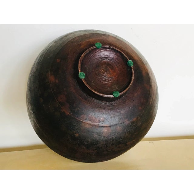 19th Century Swedish Paint Decorated Wooden Bowl For Sale - Image 11 of 13