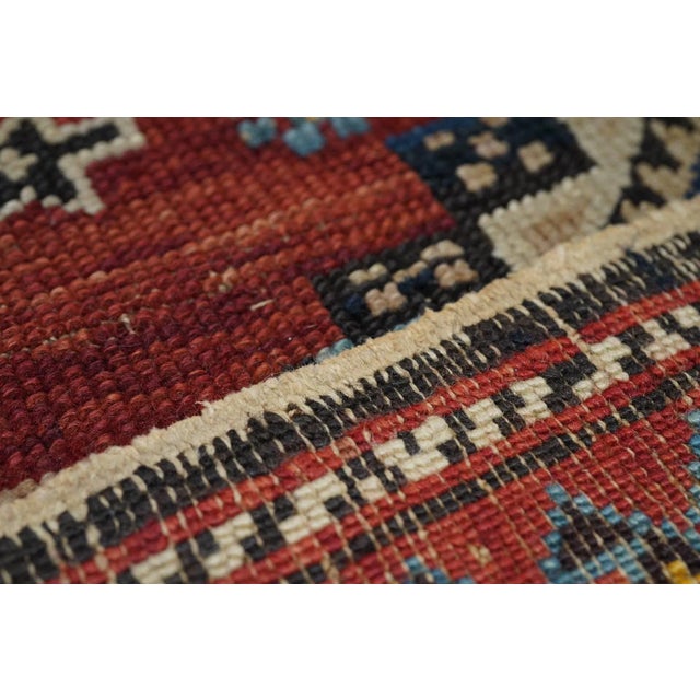 Late 18th Century Antique Caucasian Shirvan Rug 5'3'' x 9'7'' For Sale In New York - Image 6 of 8