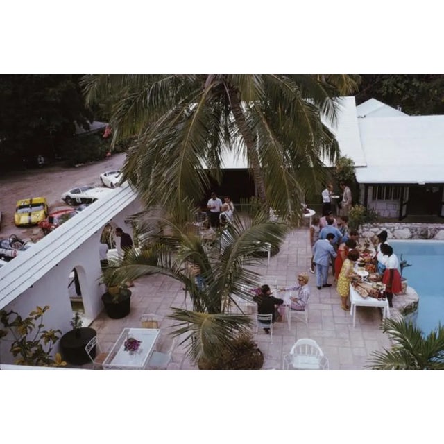 Slim Aarons, Race Day Lunch, Estate Stamped Photographic Print, 1963 / 2020s For Sale