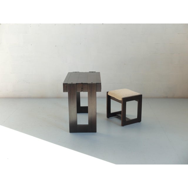 Vintage Desk and Stool from Regain, 1970s, Set of 2 | Chairish