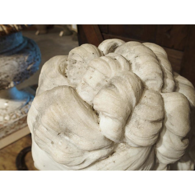 Late 19th Century Important Antique Italian Carved Marble Bust of a Woman, by Giovanni Dupré, 1877 For Sale - Image 5 of 12