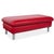Red Loop Ottoman in Red Leather from Willi Schillig For Sale - Image 8 of 8