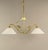 Viennese Art Nouveau Pendant Lamp with Opal Shades, 1920s For Sale - Image 3 of 11