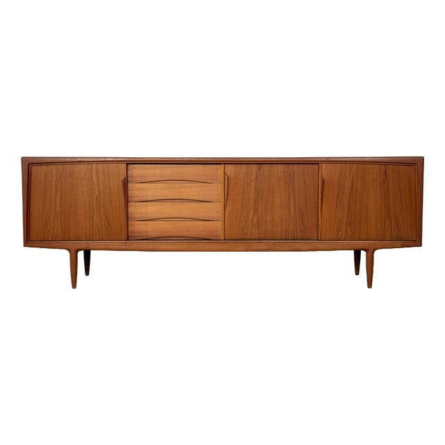 Mid-Century Danish Teak Sideboard by Axel Christiansen for Odder Møbel, 1960s For Sale