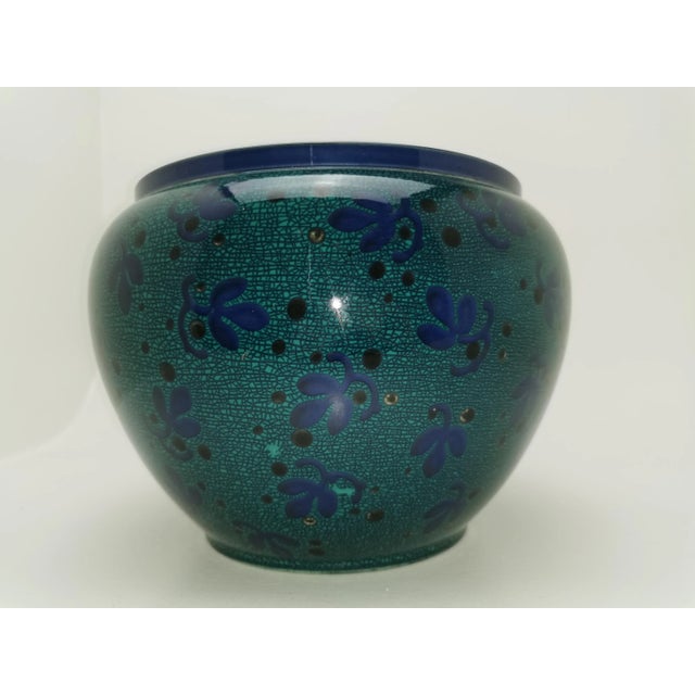 Large Art Nouveau Cachepot Planter Bowl by Christian Neureuther, 1890s For Sale - Image 11 of 12