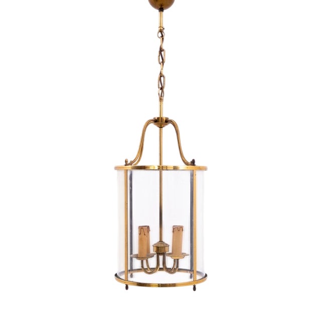 Mid-Century Pendant Lamp, France, 1950s For Sale