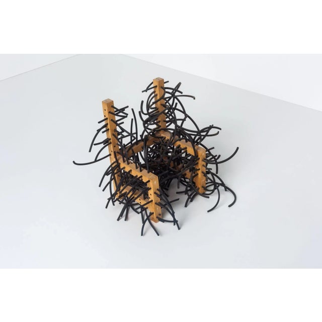 White Natasha Nicholson Conceptual Miniature Chair, 1986 For Sale - Image 8 of 9