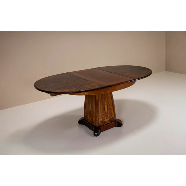 Wood Dining Table by Paul Bromberg for Pander, the Netherlands, 1927 For Sale - Image 7 of 17