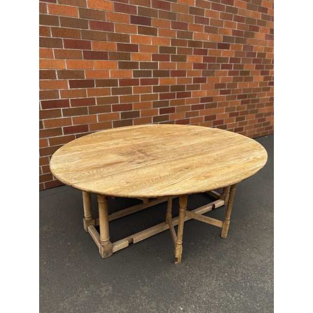 19th Century Oak Gateleg Table For Sale - Image 14 of 18