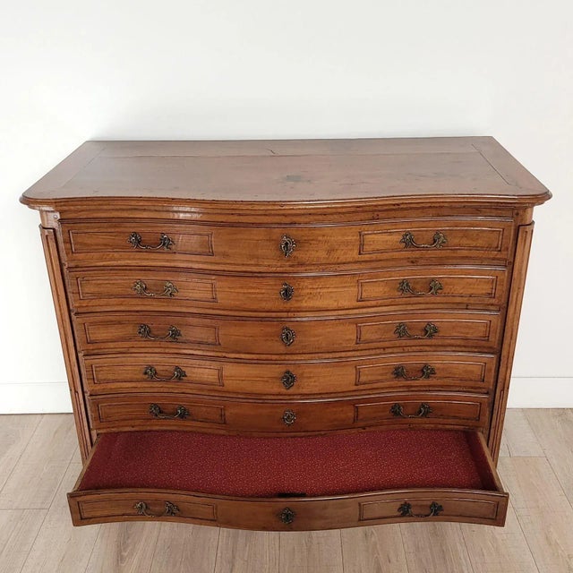 Neoclassical Commode in Cherry, Italy Circa 1790 For Sale - Image 11 of 12