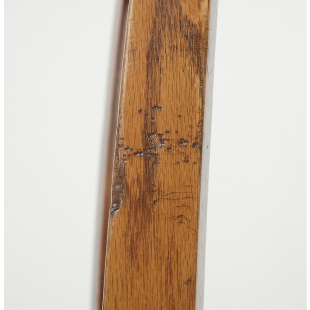Wood Antique Quarter Sawn Oak Jasper Swivel Desk Chair For Sale - Image 7 of 11