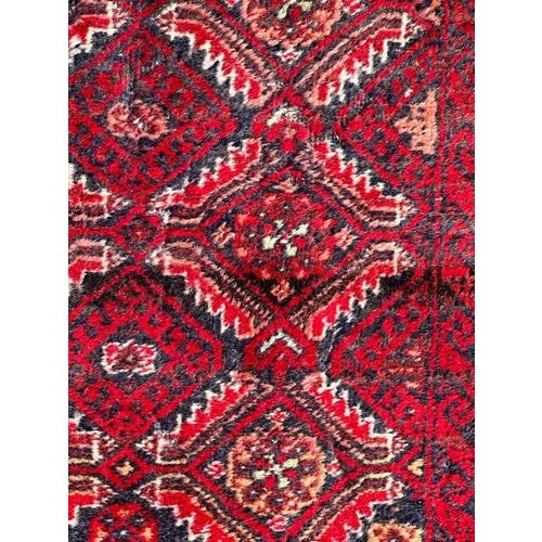 Small Vintage Baluch Rug, 1950s For Sale - Image 6 of 16