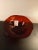 1990s 1990s Alessandro Coppola Murano Italy Scalloped Red Ruby Footed Bowl For Sale - Image 5 of 6