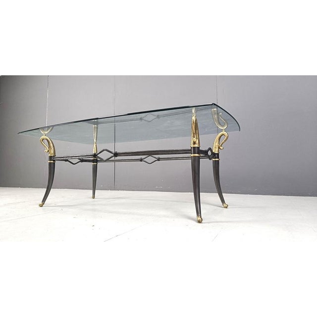 Mid-Century Hollywood Regency Coffee Table, 1960s For Sale - Image 4 of 11