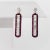Early 21st Century Estate Diamond and Ruby Dangle Earrings in 18k White Gold - A Pair For Sale - Image 5 of 6