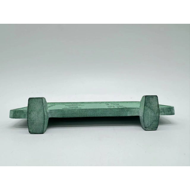 Vintage Japanese Inkstone Screen For Sale - Image 4 of 7