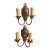 1930s Bronze Art Deco Wall Sconces - a Pair For Sale