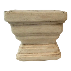 Late 20th Century Concrete Pedestal, Planter, Candle Holder