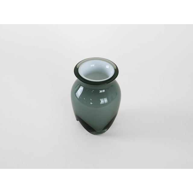 Vintage Danish Glass Vase by Lin Utzon for Rosendahl, 2000s For Sale - Image 3 of 8
