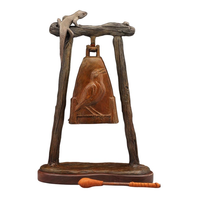 James G Moore on the Fence Sculpture For Sale