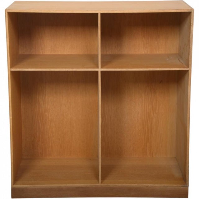 Vintage Deep Bookcase in Oak by Mogens Koch, 1980s For Sale - Image 16 of 16
