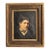 19th Century France Brown Canvas Painting For Sale