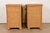 Ralph Lauren Style Organic Modern Woven Wicker Rattan Bedside Chests, Pair For Sale - Image 10 of 12