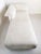 Antique White Two French Art Deco Chaise Lounges with Brass Base - A Pair For Sale - Image 8 of 9