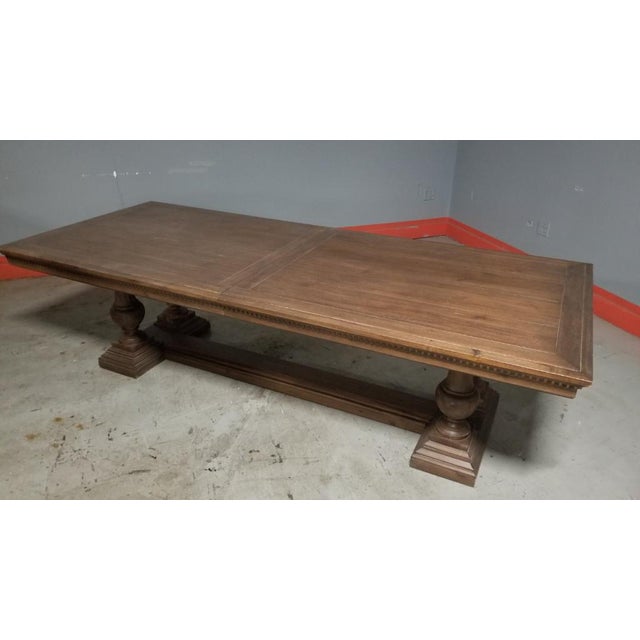 Rustic Restoration Hardware St. James Rectangular Extension Dining