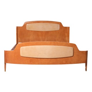 Vintage Double Bed by the Canturini Furniture Association, 1950s For Sale