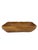 A beautifully hand-carved olive wood serving bowl, handmade in Peru and shaped in an elongated rectangular form with...