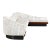 Wood Adrian Pearsall Cloud Sofa Sectional Restored in Faux Fur Snow Leopard For Sale - Image 7 of 15